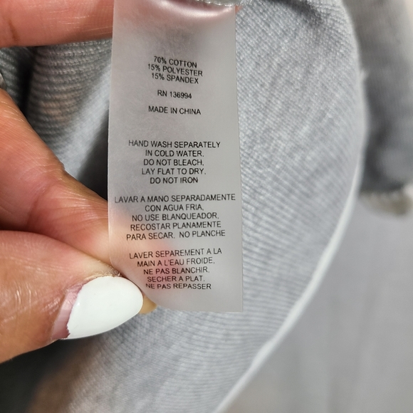 Vila Milano Gray Bell Sleeve Top - Picture 11 of 11